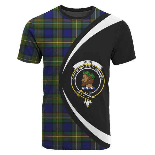Muir Tartan Crest T-shirt - Circle Style Online now