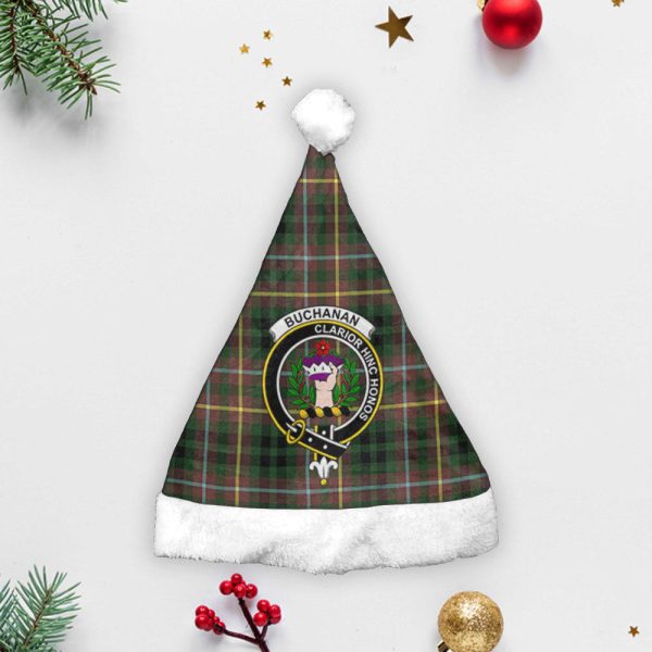 Buchanan Hunting Tartan Crest Christmas Hat on Sale - Image 3