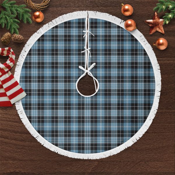 Clark Ancient Tartan Christmas Tree Skirt Cheap