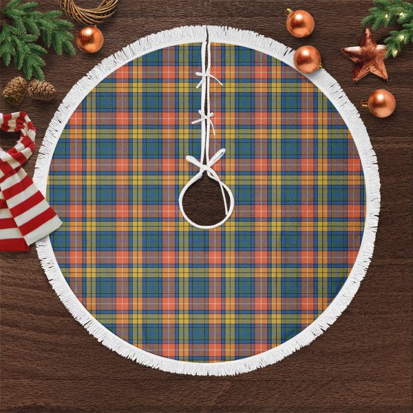 Buchanan Ancient Tartan Christmas Tree Skirt Cheap