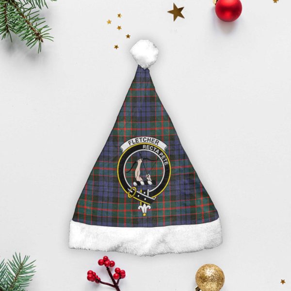 Fletcher of Dunans Tartan Crest Christmas Hat Discount - Image 3