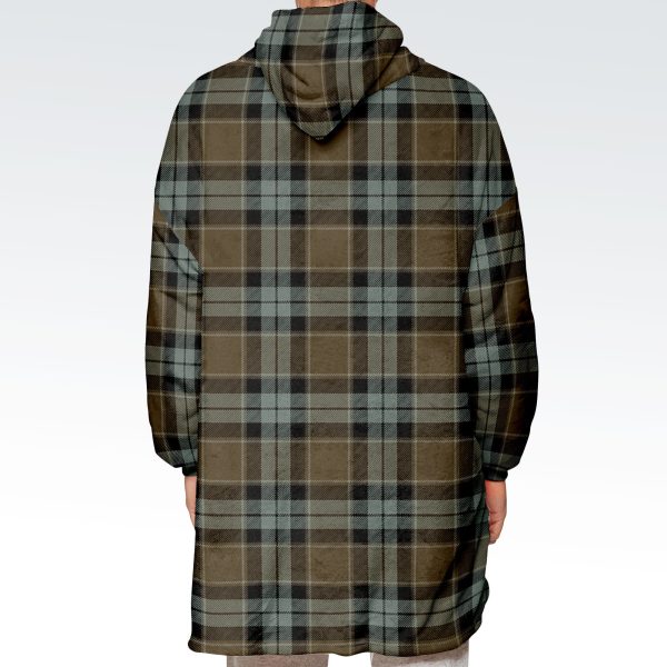 Graham of Menteith Weathered Tartan Hoodie Blanket Online Sale - Image 3
