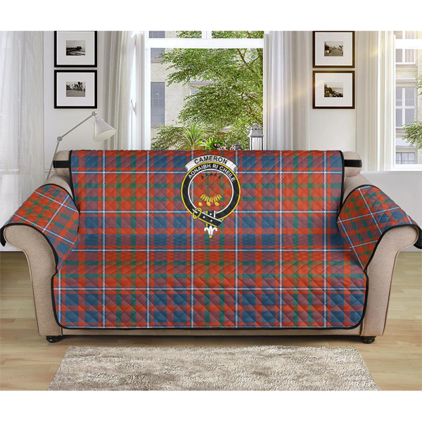 Cameron of Lochiel Ancient Tartan Crest Sofa Protector Online Hot Sale - Image 3