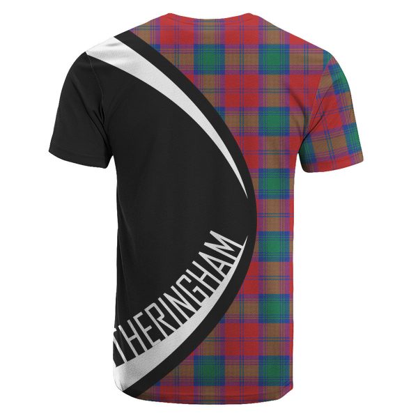 Fotheringham Tartan Crest T-shirt - Circle Style For Discount - Image 2