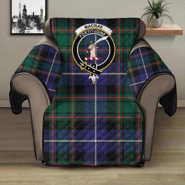 MacRae Hunting Modern Tartan Crest Sofa Protector Cheap