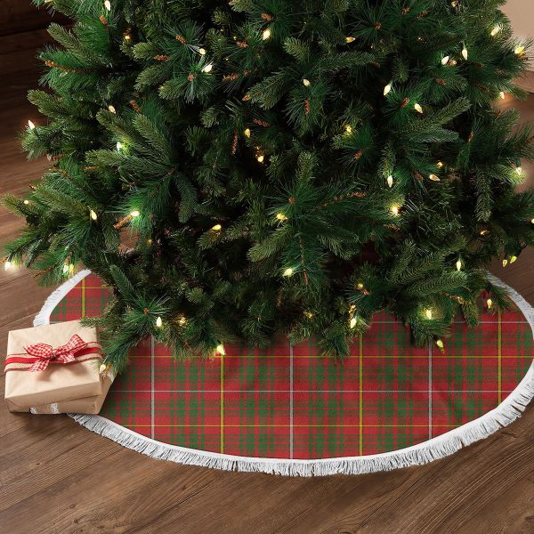 Bruce Modern Tartan Christmas Tree Skirt Hot on Sale - Image 2