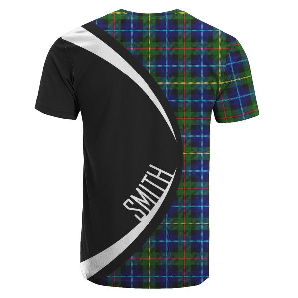 Smith Modern Tartan Crest T-shirt - Circle Style Fashion - Image 2