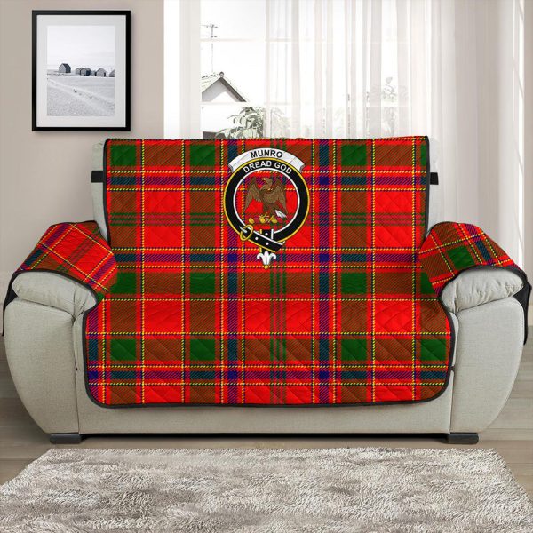 Munro Modern Tartan Crest Sofa Protector Online Sale - Image 2