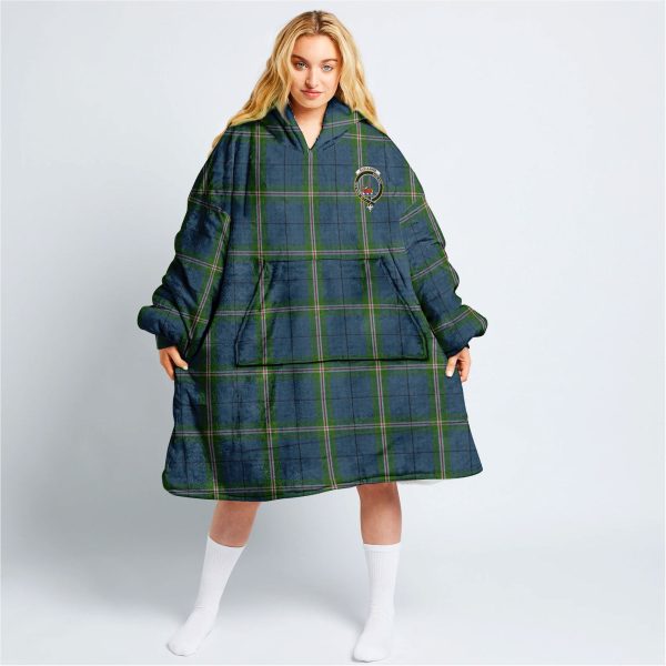 Clelland Tartan Hoodie Blanket Discount