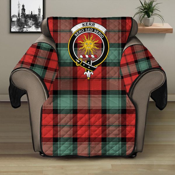 Kerr Ancient Tartan Crest Sofa Protector For Sale