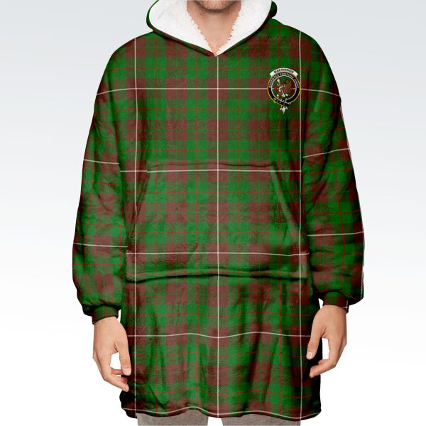 MacKinnon Hunting Modern Tartan Hoodie Blanket Online Sale - Image 2