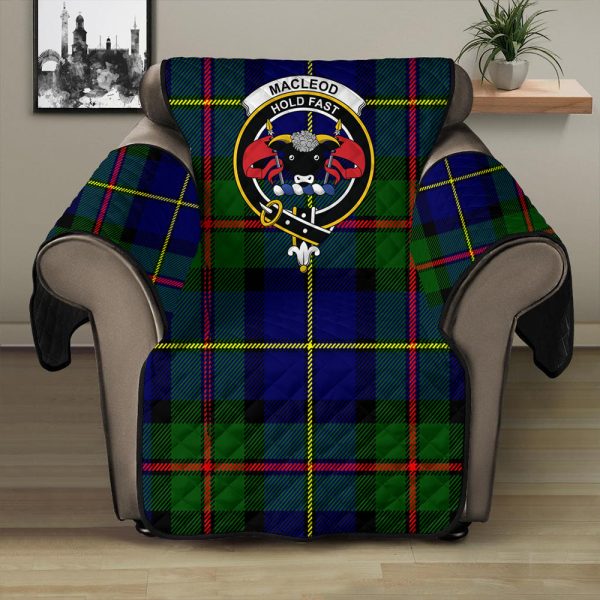 MacLeod of Harris Modern Tartan Crest Sofa Protector Supply