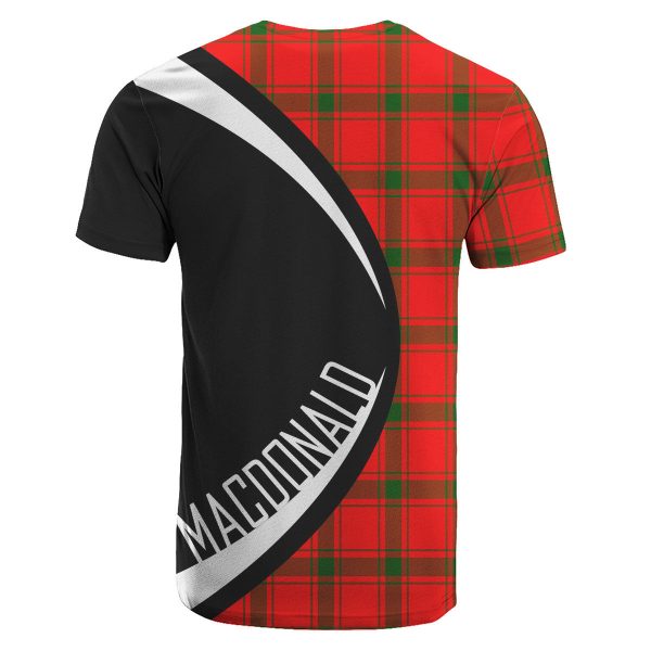 MacDonald of Sleat Tartan Crest T-shirt - Circle Style For Cheap - Image 2