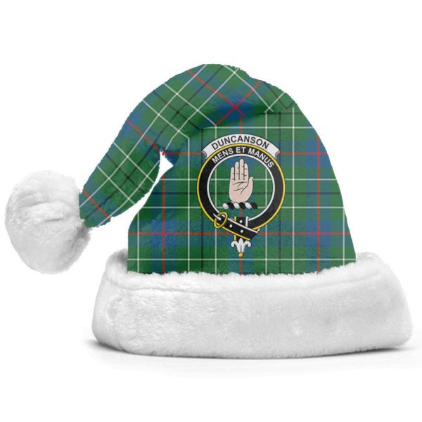 Duncanson Tartan Crest Christmas Hat Online now - Image 2