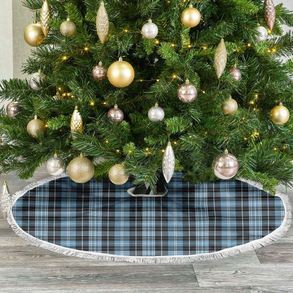 Clark Ancient Tartan Christmas Tree Skirt Cheap - Image 3