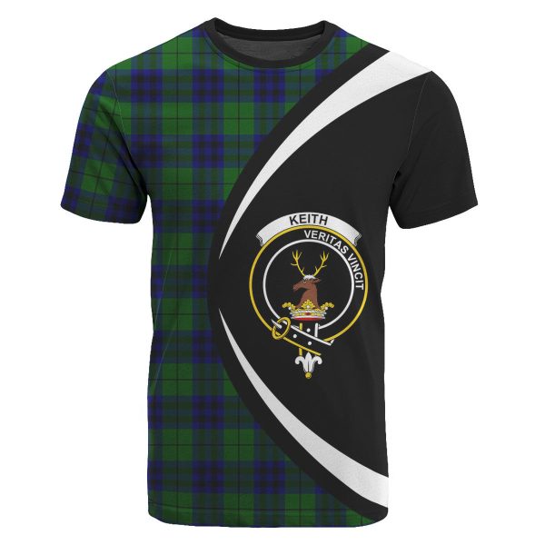 Keith Modern Tartan Crest T-shirt - Circle Style Online Hot Sale