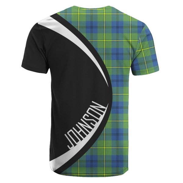 Johnson Ancient Tartan Crest T-shirt - Circle Style on Sale - Image 2