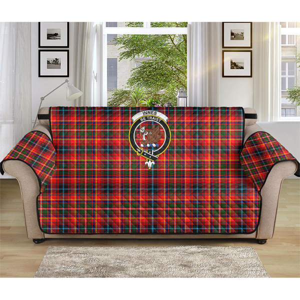 Innes Modern Tartan Crest Sofa Protector For Discount - Image 3