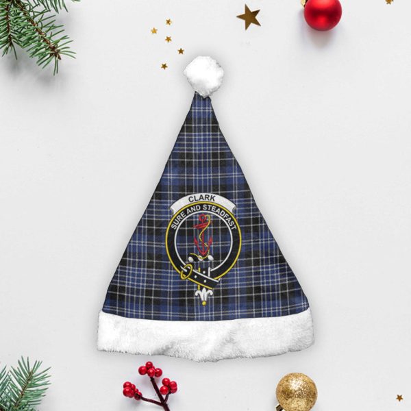 Clark Modern Tartan Crest Christmas Hat Sale - Image 3