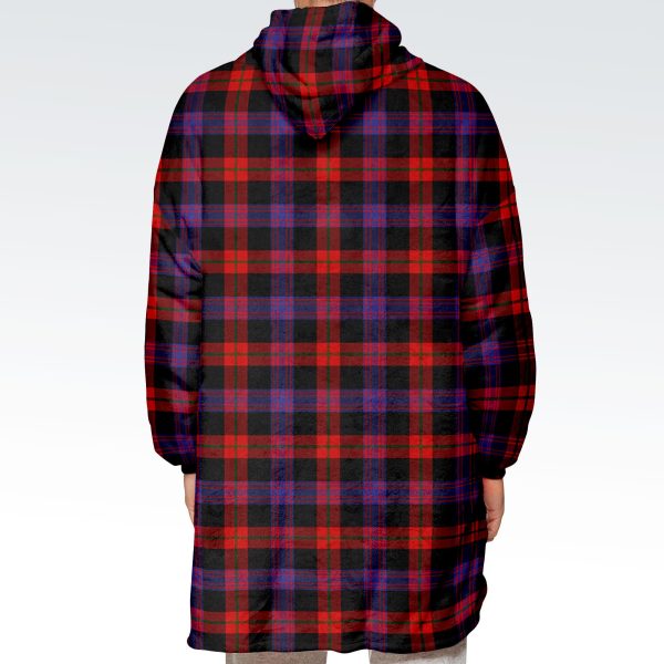 Brown Modern Tartan Hoodie Blanket Cheap - Image 3
