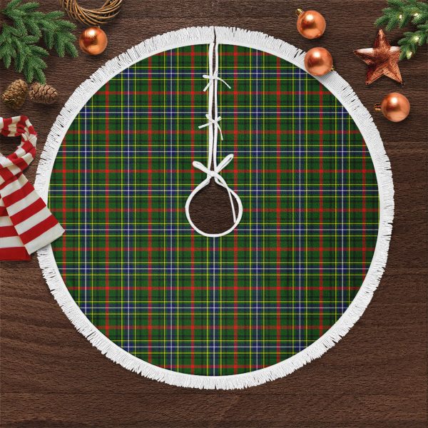 Bisset Tartan Christmas Tree Skirt For Discount