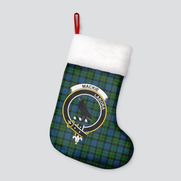 MacKie Tartan Crest Christmas Stocking Cheap - Image 4