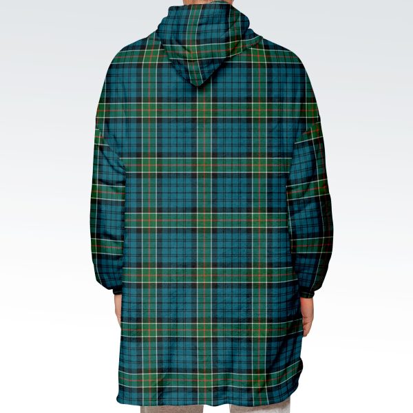 Kirkpatrick Ancient Tartan Hoodie Blanket For Sale - Image 3