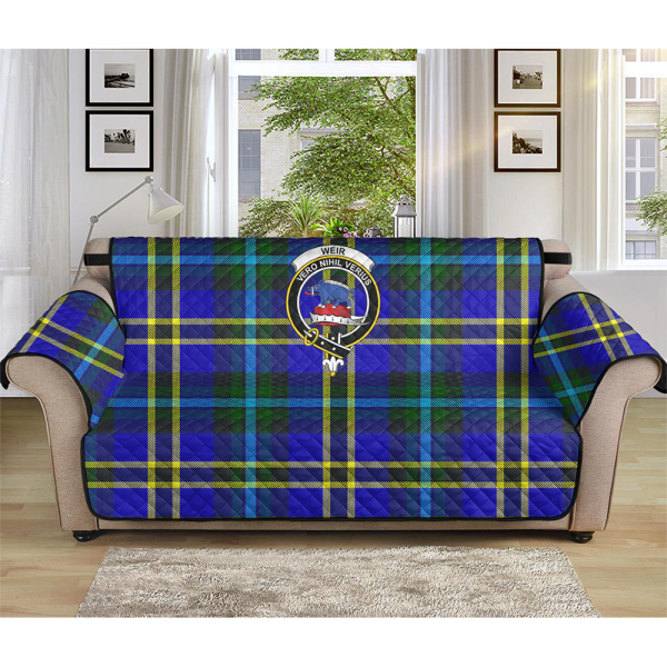 Weir Modern Tartan Crest Sofa Protector Online - Image 3