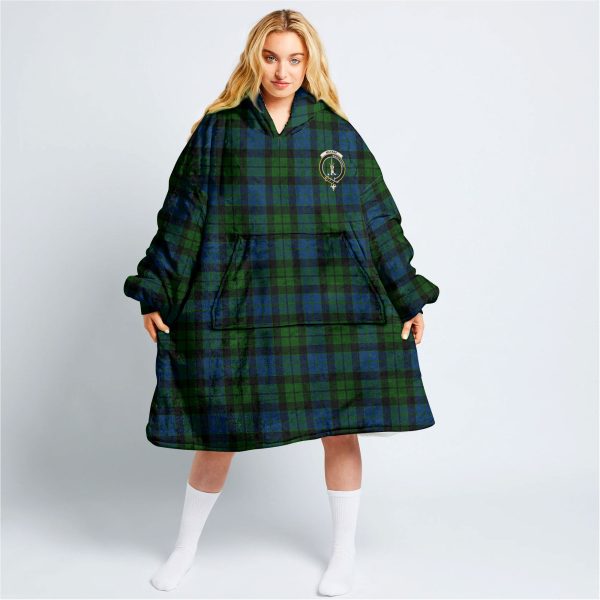 MacKay Modern Tartan Hoodie Blanket Cheap