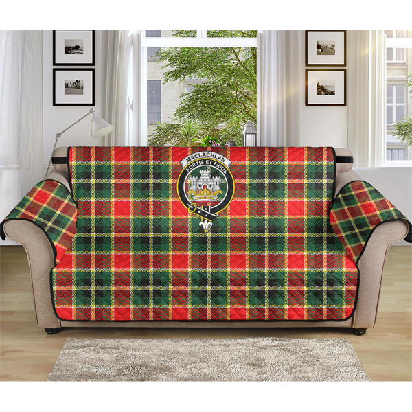 MacLachlan Hunting Modern Tartan Crest Sofa Protector Online Hot Sale - Image 3