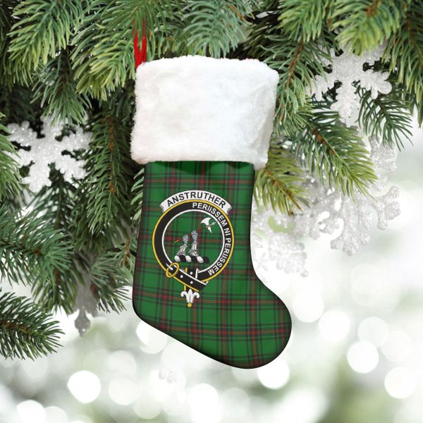 Anstruther Tartan Crest Christmas Stocking For Cheap - Image 5