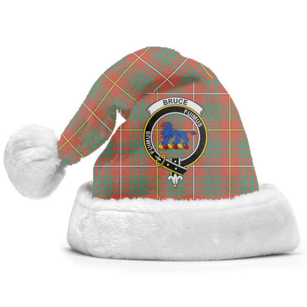 Bruce Ancient Tartan Crest Christmas Hat Cheap - Image 2