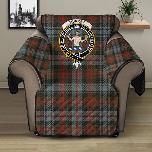 Murray of Atholl Weathered Tartan Crest Sofa Protector For Discount