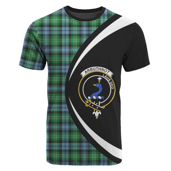 Arbuthnot Ancient Tartan Crest T-shirt - Circle Style Online Hot Sale