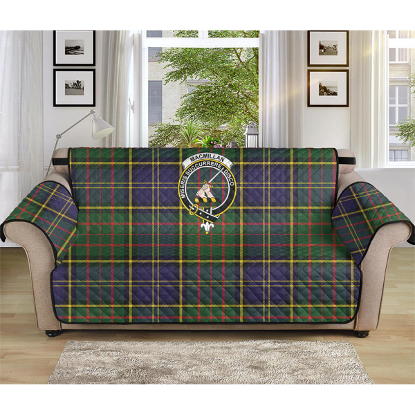 MacMillan Hunting Modern Tartan Crest Sofa Protector on Sale - Image 3