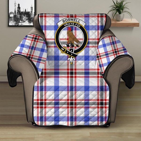 Boswell Modern Tartan Crest Sofa Protector Hot on Sale