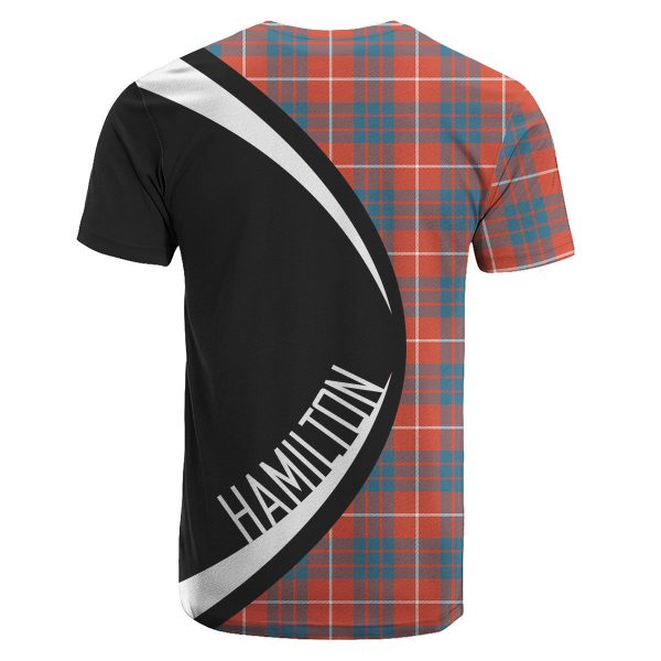 Hamilton Ancient Tartan Crest T-shirt - Circle Style on Sale - Image 2