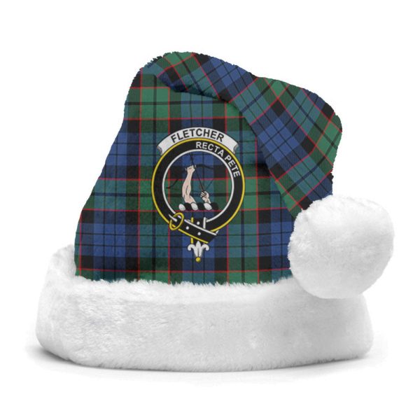 Fletcher Ancient Tartan Crest Christmas Hat Fashion