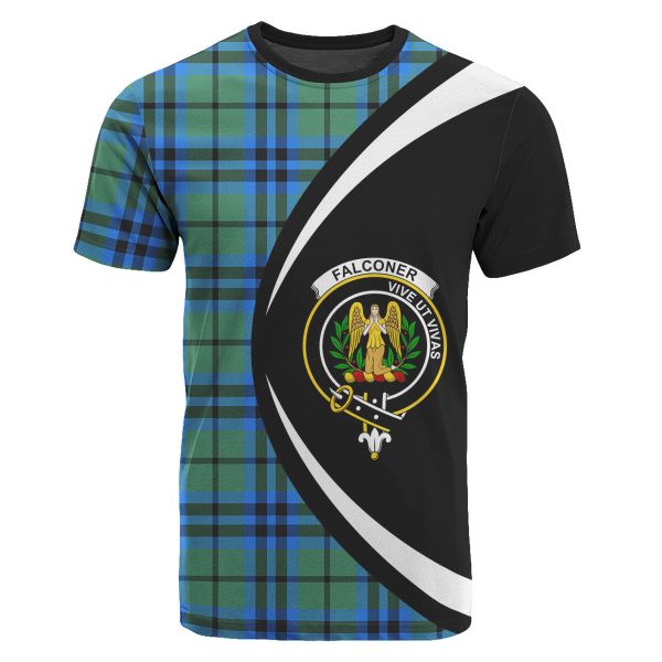 Falconer Tartan Crest T-shirt - Circle Style Online