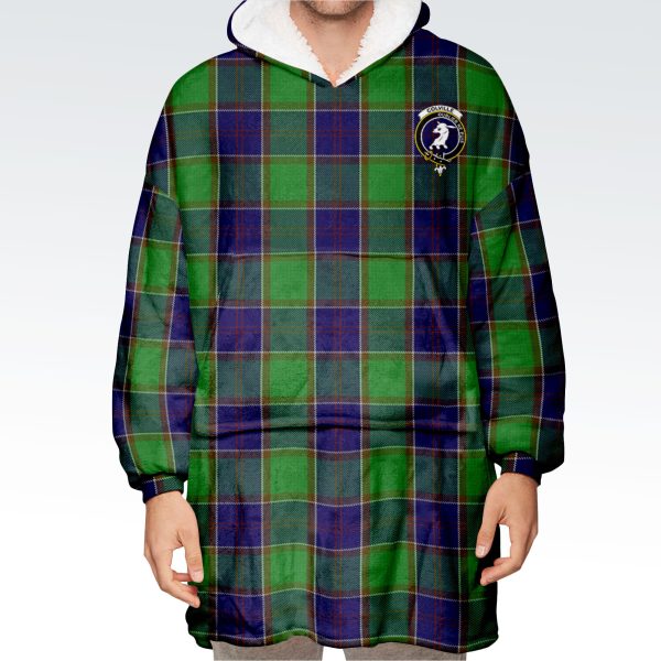 Colville Tartan Hoodie Blanket Hot on Sale - Image 2
