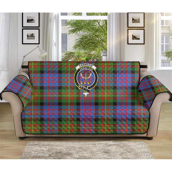 Carnegie Ancient Tartan Crest Sofa Protector on Sale - Image 3