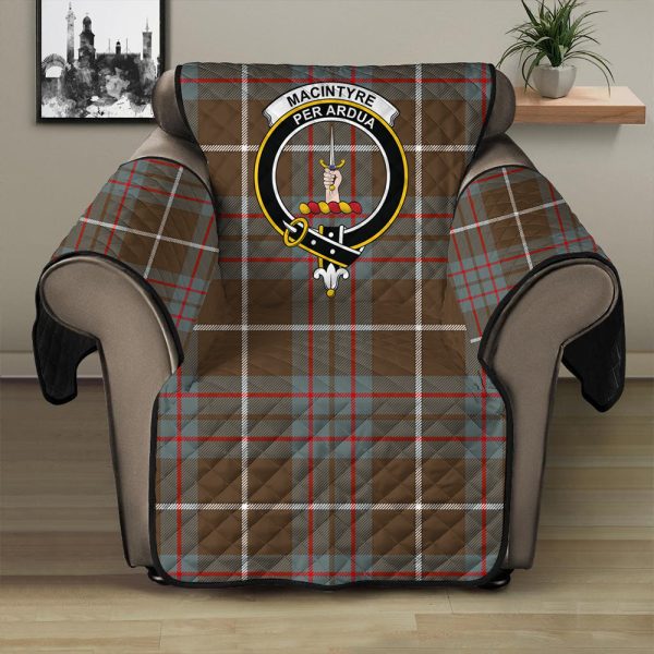 MacIntyre Hunting Weathered Tartan Crest Sofa Protector Online Hot Sale