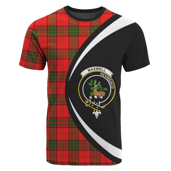 Maxwell Modern Tartan Crest T-shirt - Circle Style For Discount