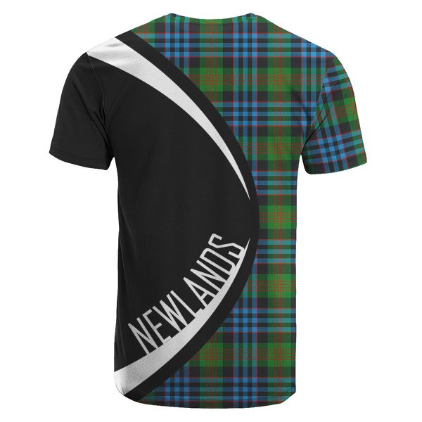 Newlands Tartan Crest T-shirt - Circle Style on Sale - Image 2