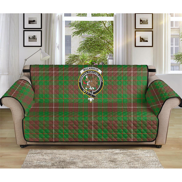 MacKinnon Hunting Modern Tartan Crest Sofa Protector Cheap - Image 3