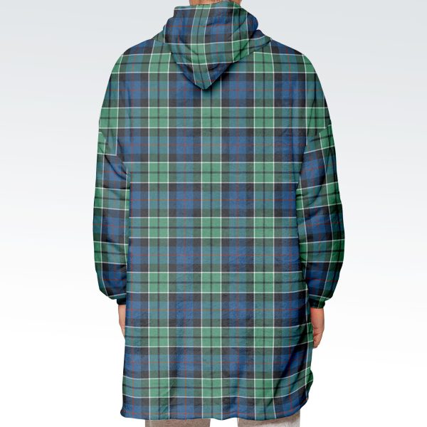 Leslie Hunting Ancient Tartan Hoodie Blanket For Sale - Image 3