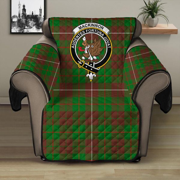 MacKinnon Hunting Modern Tartan Crest Sofa Protector Cheap