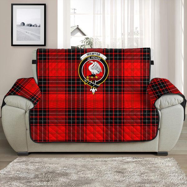 Wemyss Modern Tartan Crest Sofa Protector on Sale - Image 2
