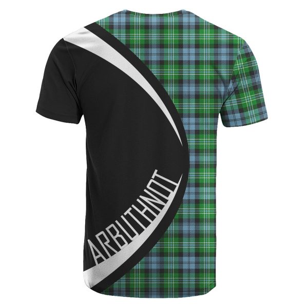 Arbuthnot Ancient Tartan Crest T-shirt - Circle Style Online Hot Sale - Image 2