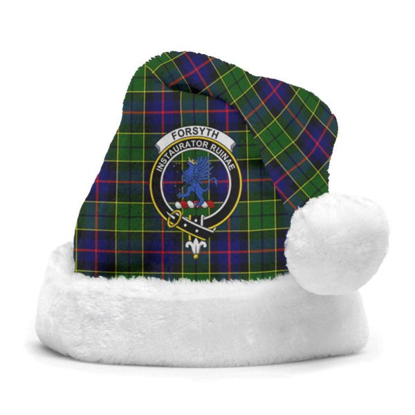 Forsyth Modern Tartan Crest Christmas Hat Cheap